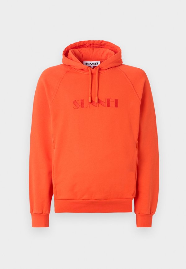 DOUBLE HOODIE UNISEX - Sweatshirt - bright orange2