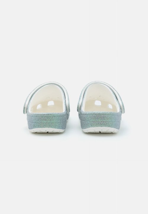 Crocs CLASSIC IRIDESCENT GLITTER - Mules - white — foto 3