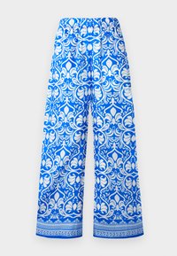 KEEGAN PULL ON WIDE LEG PANT - Pantaloni - true blue
