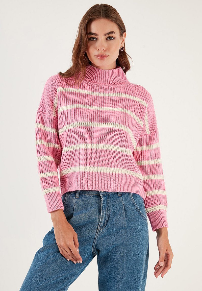 LELA Pulóver - pink cream