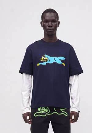 Icecream RUNNING DOG LAYERED - Langarmshirt - navy