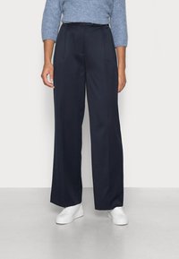 Another-Label MOORE PLEATED PANTS - Calças - night sky