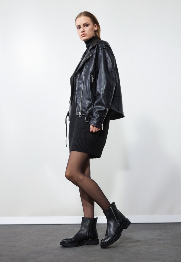 LEATHER - Plateaustiefelette