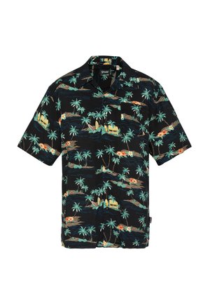 Schott LIGHTWEIGHT HAWAIIAN  - Hemd - noir