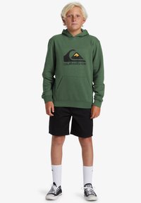 Quiksilver BIG LOGO  - Felpa con cappuccio - frosty spruce