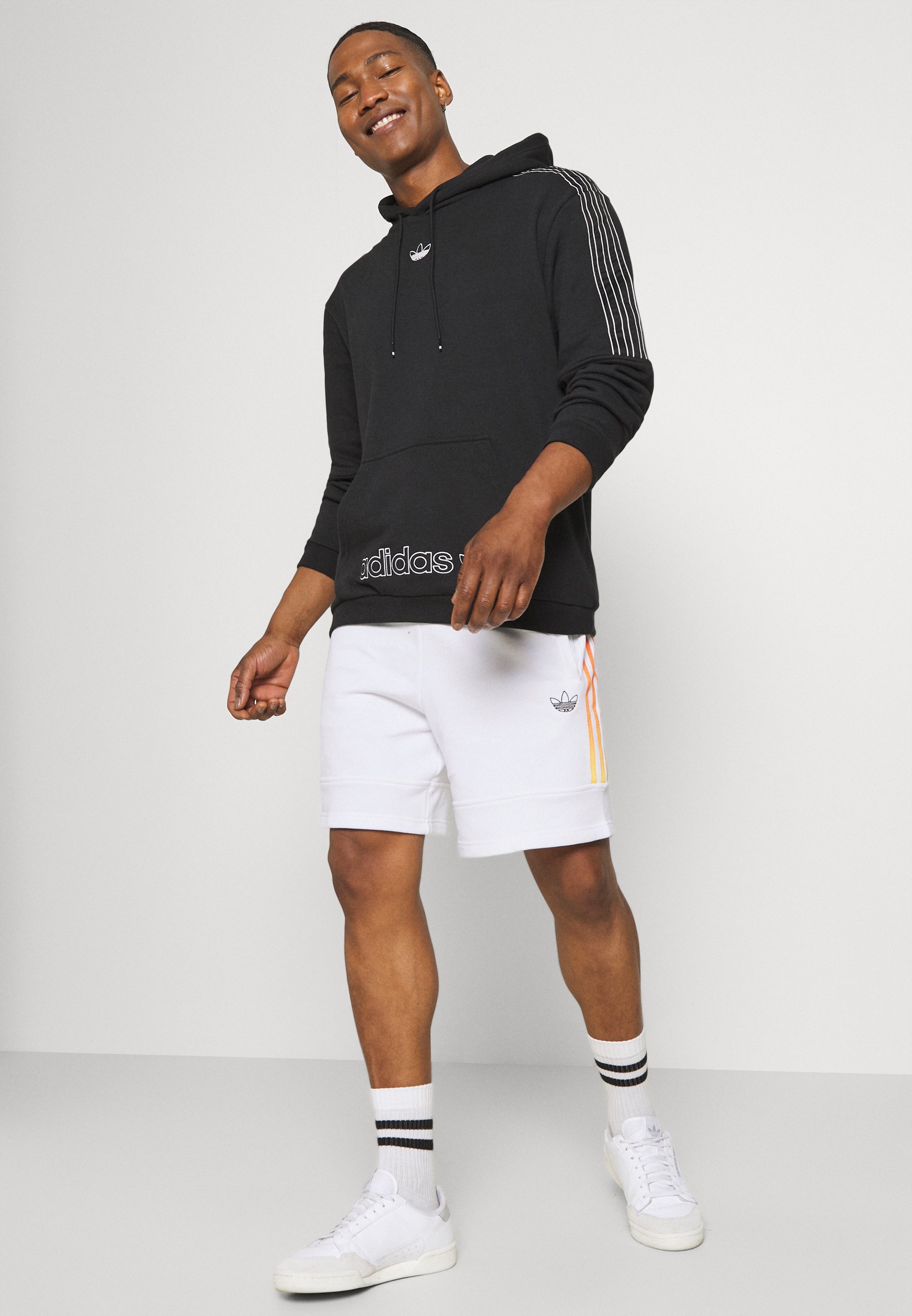 adidas Originals Shorts - white/multicolor/wit - Zalando.nl