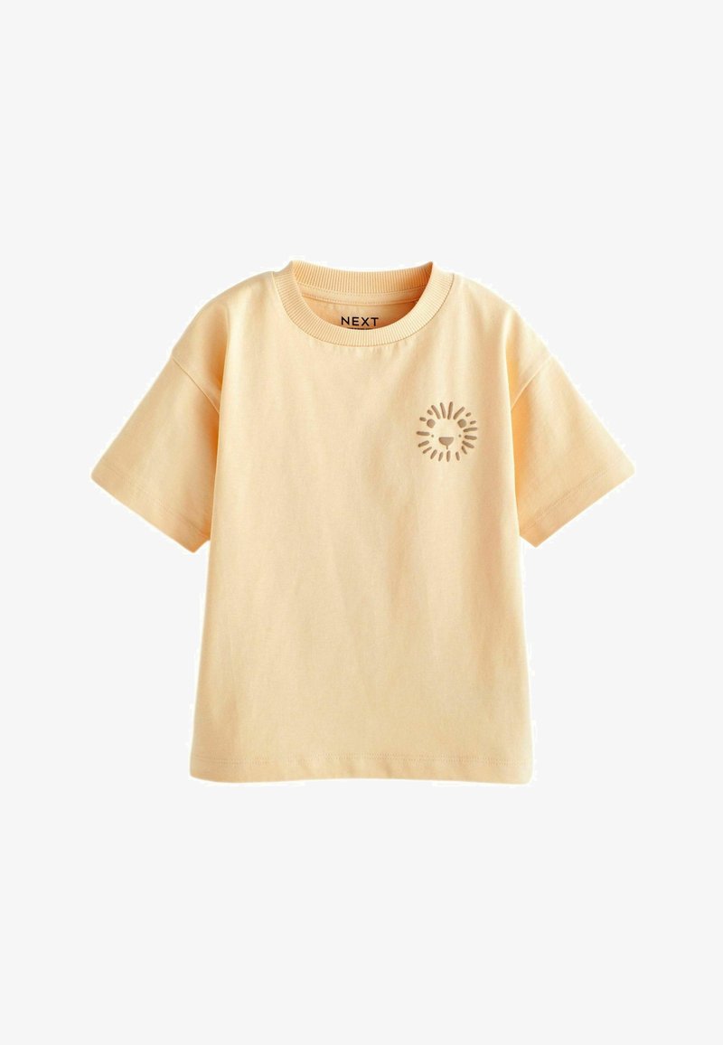 Next SIMPLE SHORT SLEEVE - T-shirts print - buttermilk yellow
