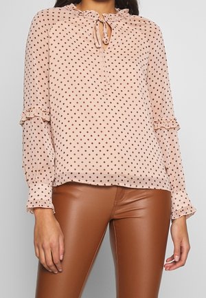 YAS Blouse - mottled pink