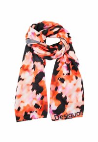 Écharpe Desigual Lyra Rectangle Multicolor Fuchsia - Motif Floral, 100% Polyester