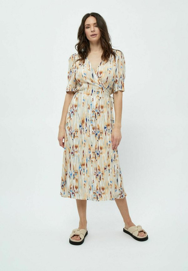 Freizeitkleid - feather gray print