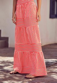 Next Jupe longue - red white stripe