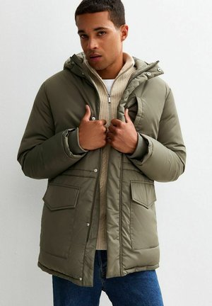 REGULAR FIT PADDED - Cappotto invernale - olive