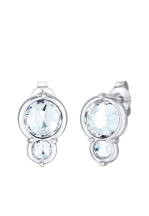 ELEGANT ROUND - Ohrringe - silberfarben
