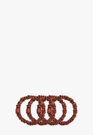 Slip SLIP PURE SILK SKINNY SCRUNCHIES - Hiusasuste - brown