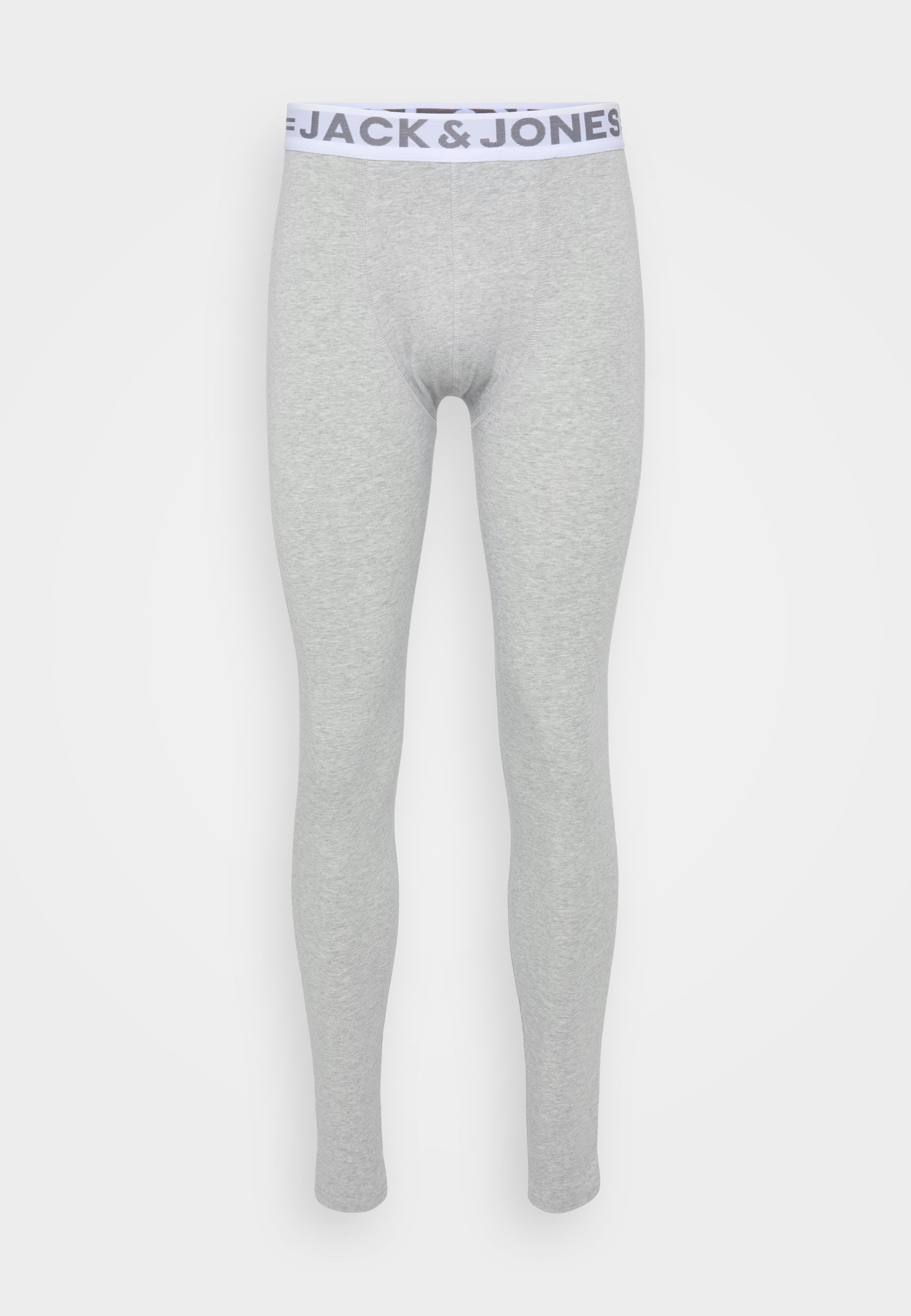 Jack & Jones JACSOLID LONG JOHNS - Base layer - light grey melange