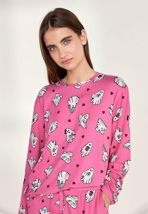 Chelsea Peers, HALLOWEEN GHOST PRINT SET - Nachtwäsche Set - pink