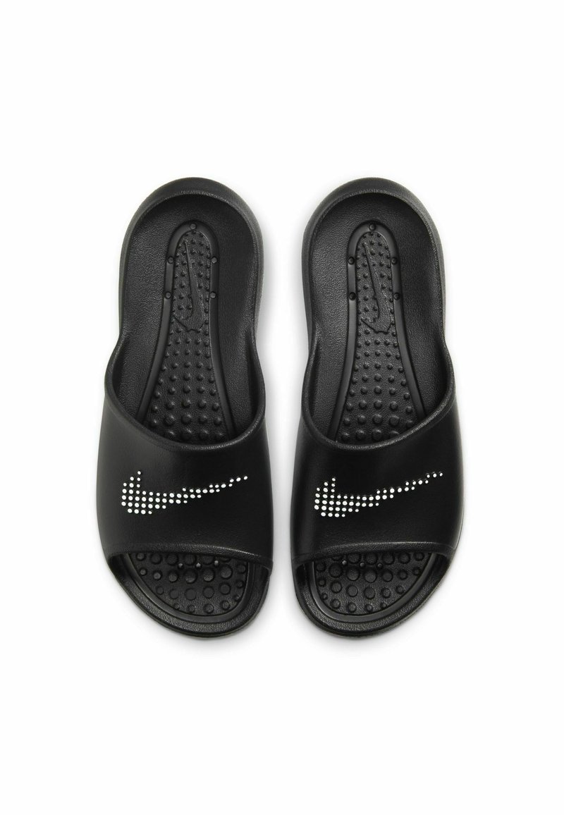 Nike Sportswear VICTORI SLIDE - Chanclas de baño - black/white-black/negro