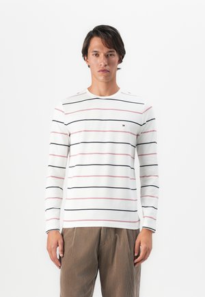 STRIPE TEE - Hosszú ujjú felső - ecru