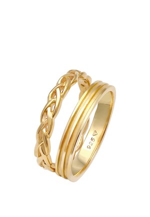 2 PACK BASIC - Prsteň - gold-coloured