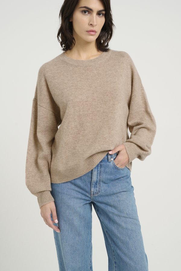 CASIA - Jumper - light weight beige melange