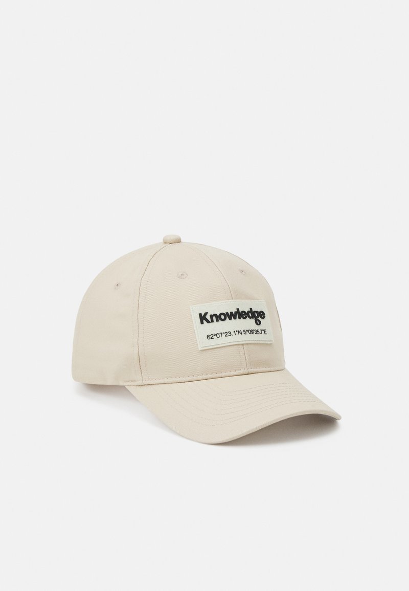 KnowledgeCotton Apparel BASEBALL UNISEX Cap beige, grey/beige