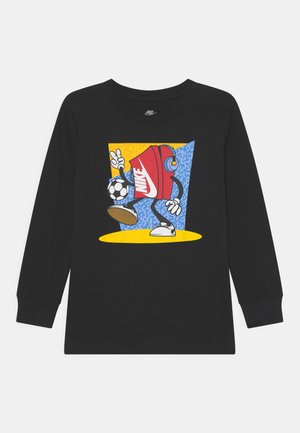BOXY SOCCER PATCH UNISEX - T-shirt à manches longues - black