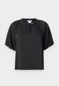 BUBBLE SLUB - Blouse - black
