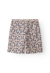 Badetøj med blomsterprint i lyserød og marineblå. Fremstillet af letvægtsstof, med elastik i taljen og en afslappet pasform.