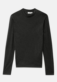 ARNIE MOCK NECK LONG SLEEVE - Bluză cu mânecă lungă - dark grey melange