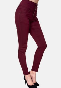 Elara HIGHWAIST - Vaqueros pitillo - rot