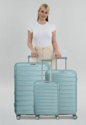 FRANKY, LONDON 4 ROLLEN KOFFERSET 3-TEILIG MIT DEHNFALTE UNISEX - Set di valigie - mint green