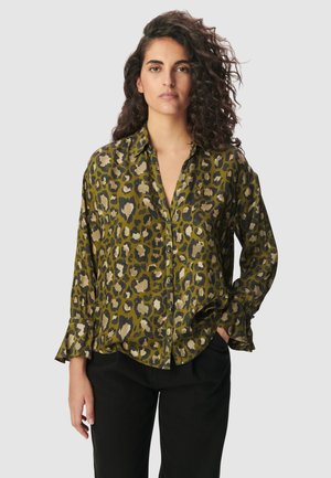 TACHIST PRINTED LEO - Chemisier - khaki green