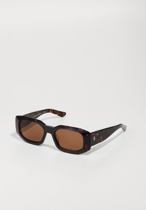 Samsøe Samsøe SAMILO SUNGLASSES UNISEX - Solbriller - tortoise brown