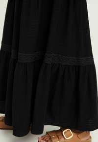 Next TEXTURED - REGULAR FIT - Maksi sijonas - black