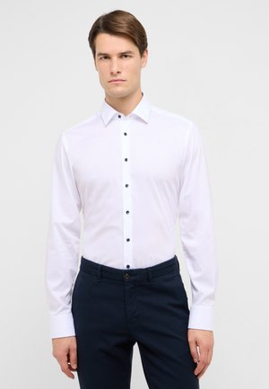 UNIFARBEN SLIM FIT - Zakelijk overhemd - weiß