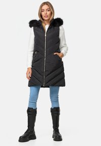 Threadbare PIRE PREMIUM  - Waistcoat - black