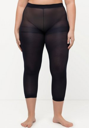 Ulla Popken Leggings - Stockings - black