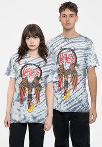 Paradiso Clothing SLAYER WINGED CRUCIFIX DYE WASH - Print T-shirt - white