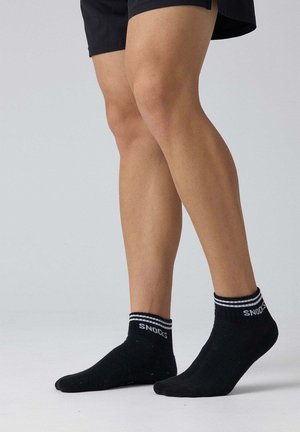 SNOCKS RETRO 4 PACK - Calze - schwarz streifen