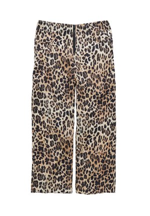 Bimba Y Lola FLUIDO - Pantalones - leopard beige