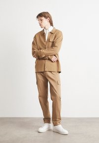 BOSS DELWINO - Cardigan - open beige