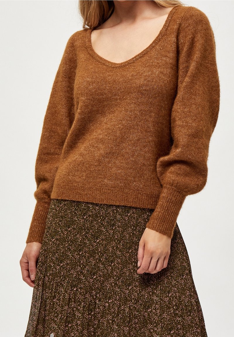 Minus Pullover - dark brown