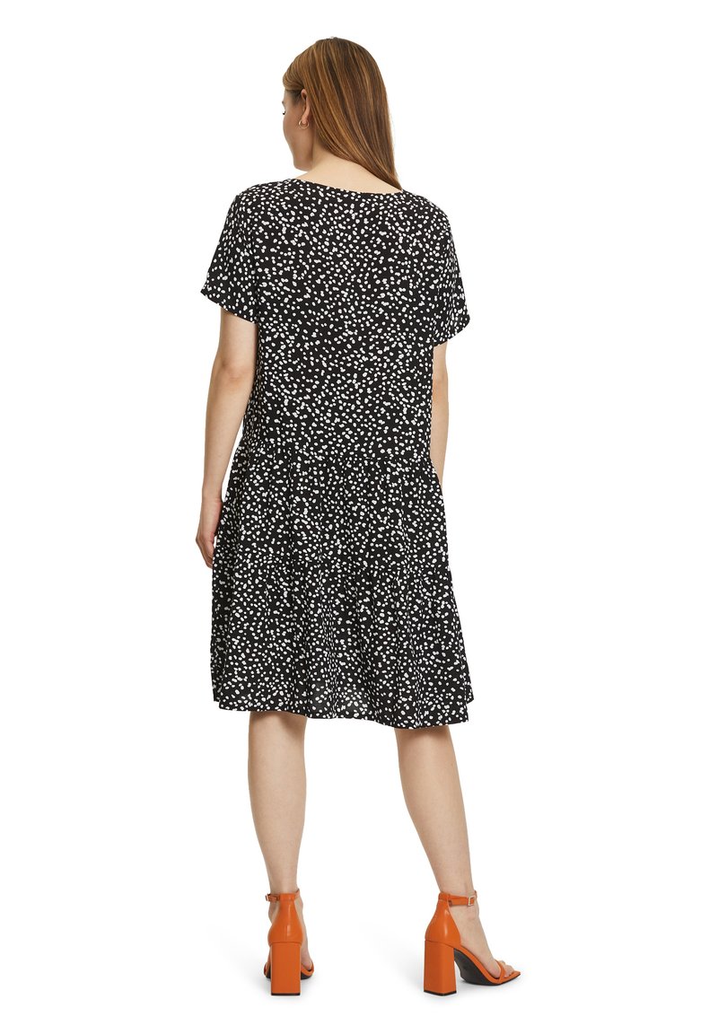 Damen Freizeitkleider | Betty Barclay KURZARM Freizeitkleid schwarz weiß/schwarz - UO44724 Damen Freizeitkleider | Betty Barclay KURZARM Freizeitkleid schwarz weiß/schwarz - UO44724