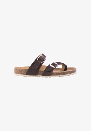 KESLEM, SANDALIAS KESLEM, MUJER - Sandalias de dedo - marrón