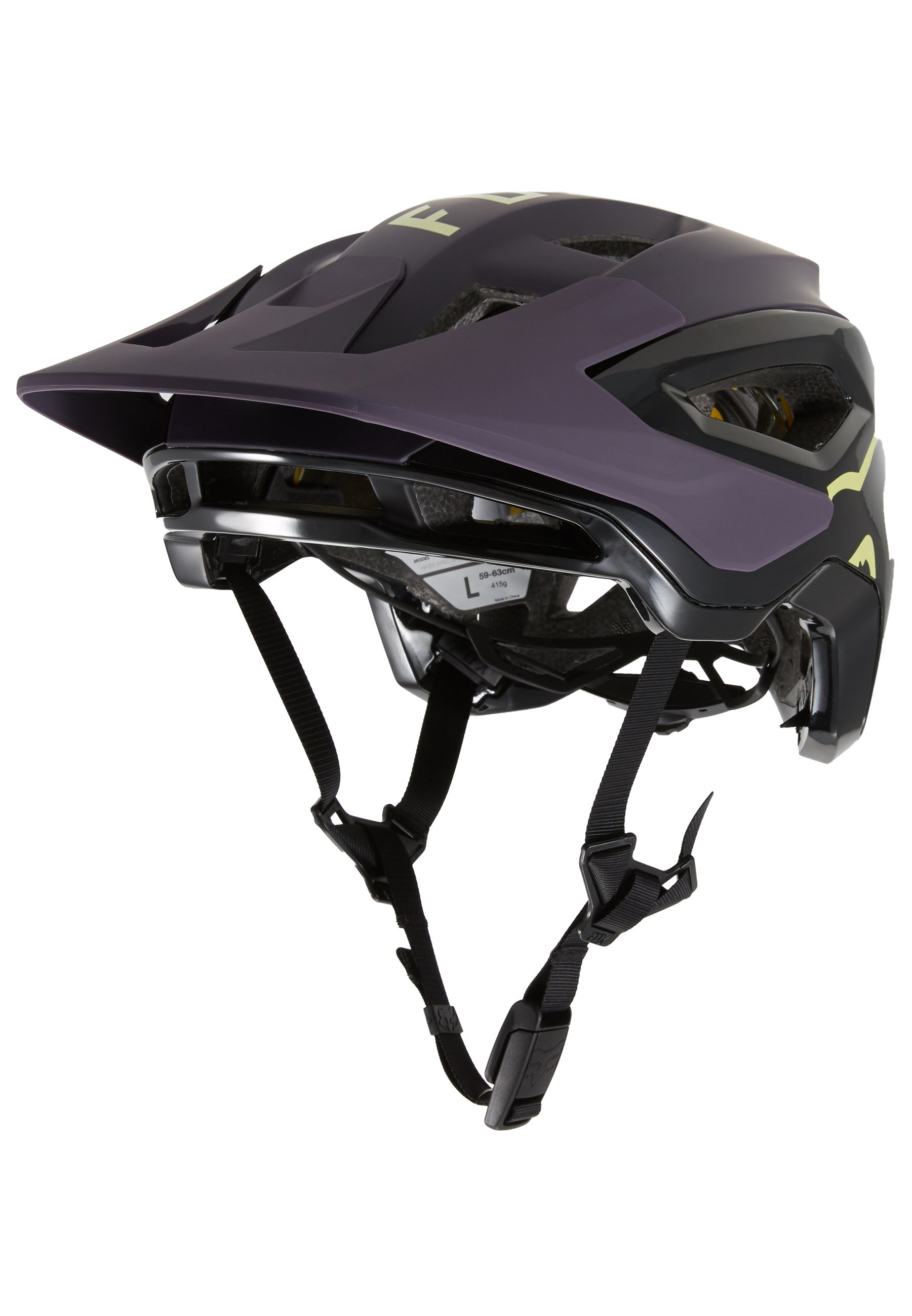 fox speedframe pro helmet purple