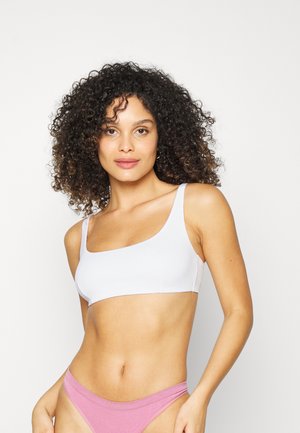 NOVA PRINT SOLID 2 PACK - Bikini top - white
