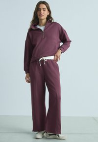 Next HALF ZIP - Pusa - burgundy red
