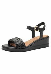 Marco Tozzi Sandalen met sleehak - black