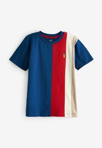 Next 3 PACK - REGULAR FIT - Printtipaita - red blue textured