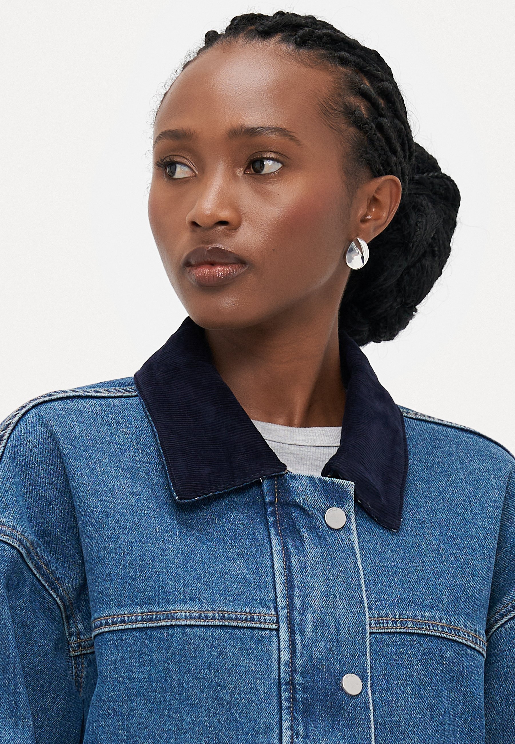 ONLY Petite ONLBITTEN JACKET - Chaqueta vaquera - medium blue